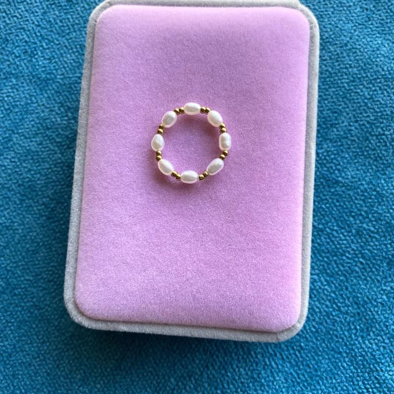 Meher Pearl Stretch Ring
