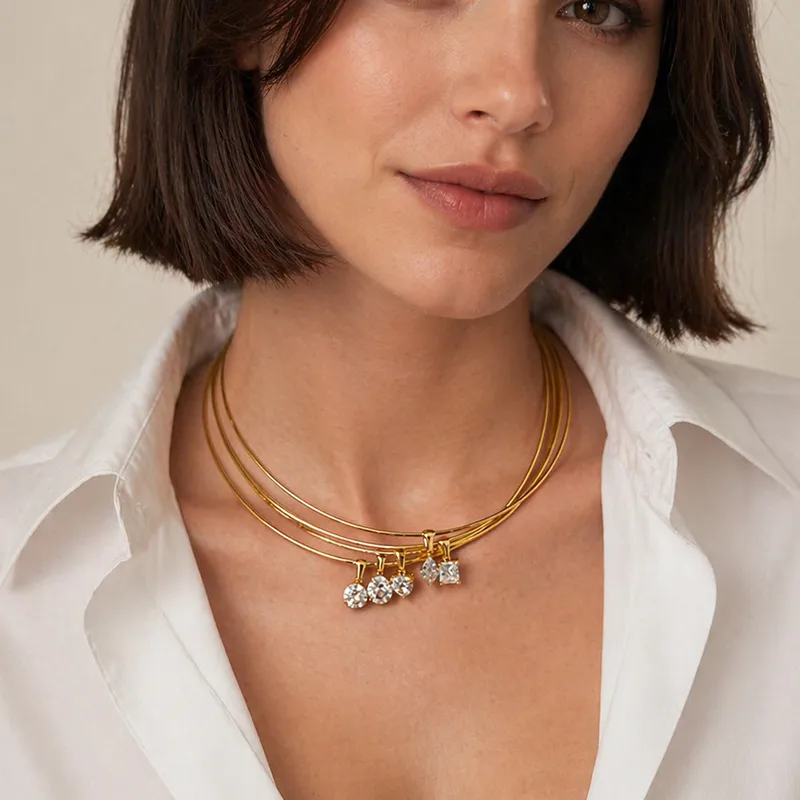 Halston Gold Choker